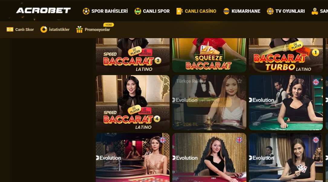 Acrobet Canlı Destek